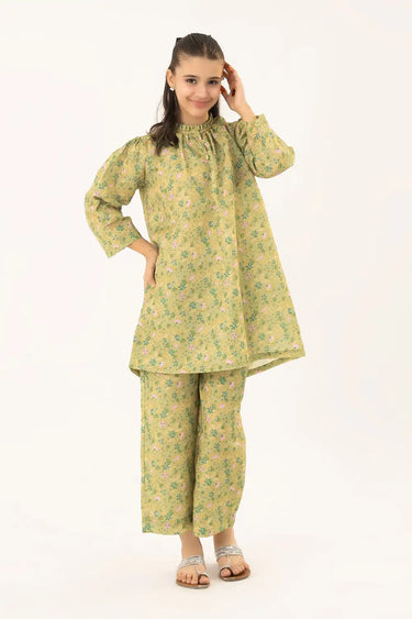 2 Piece - Printed Texture Suit