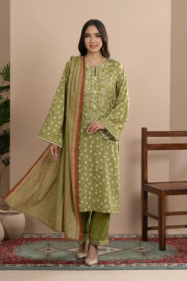 3 Piece - Embroidered Lawn Suit