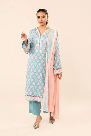 3 Piece - Printed Lawn Suit