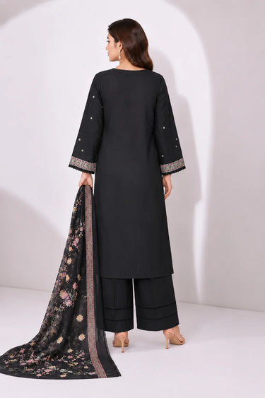 3 PIECE - EMBROIDERED CAMBRIC SUIT