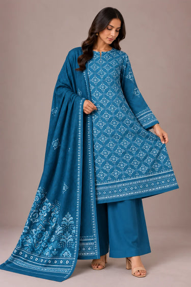 3 PIECE - PRINTED CAMBRIC SUIT
