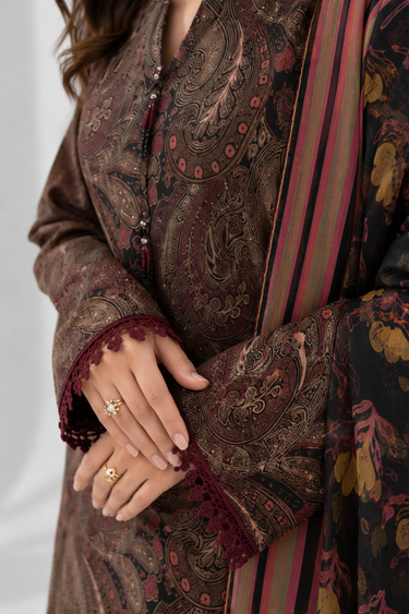 3 Piece - Printed Lawn Suit