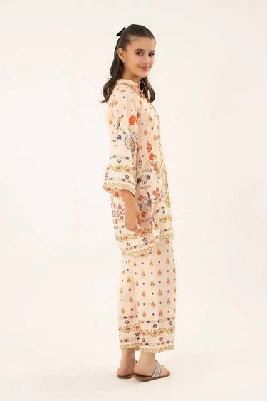 2 Piece - Printed Texture Suit