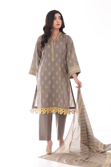 3 Piece - Printed Lawn Suit