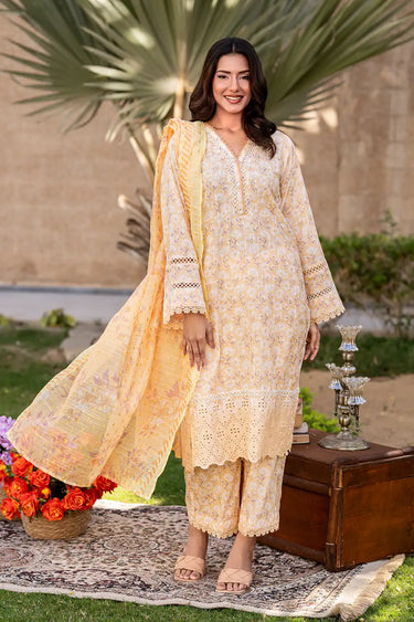 3 Piece - Printed Printkari Suit