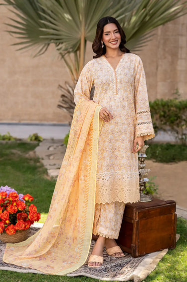 3 Piece - Printed Printkari Suit