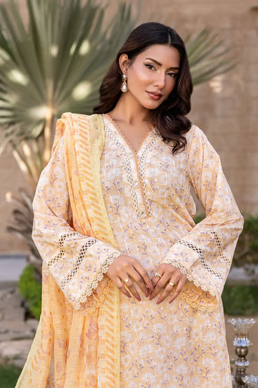 3 Piece - Printed Printkari Suit