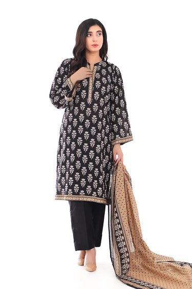 3 Piece - Printed Lawn Suit
