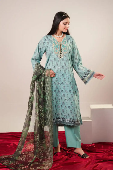 3 Piece - Embroidered Lawn Suit