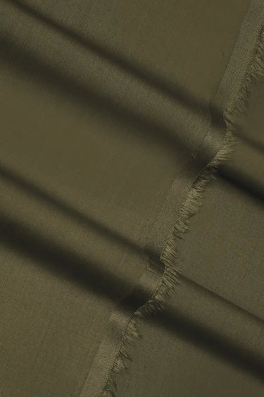 Men's Blended Fabric Suit – Olive