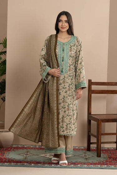 3 Piece - Embroidered Lawn Suit