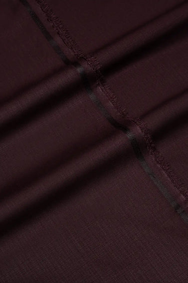 Men's Luxury Textured Blended Unstitched Fabric - MEHROON