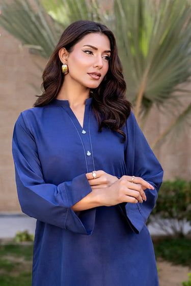 2 Piece - Dyed Silk Suit