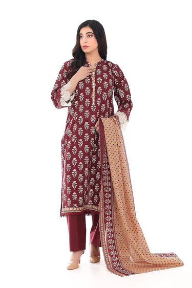3 Piece - Printed Lawn Suit