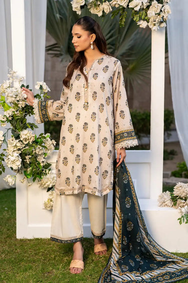 3 Piece - Printed Lawn Suit