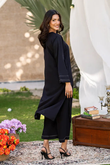 2 Piece - Dyed Silk Suit