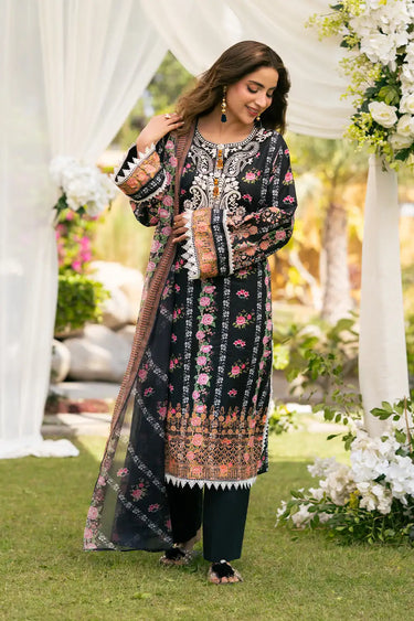 3 Piece - Embroidered Lawn Suit