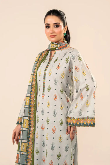 3 Piece - Printed Lawn Suit