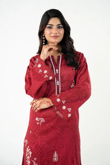 2 Piece - Embroidered Lawn Suit