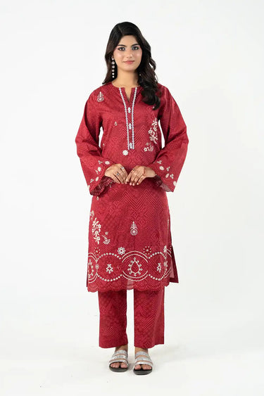 2 Piece - Embroidered Lawn Suit
