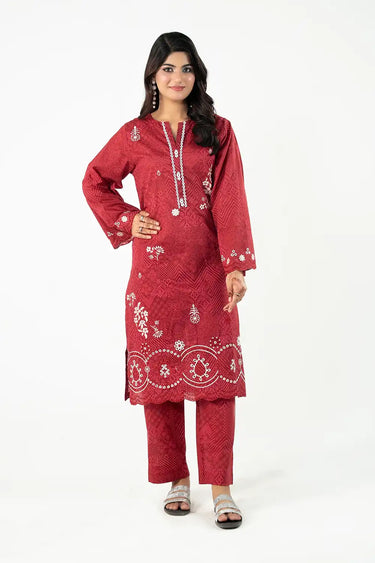 2 Piece - Embroidered Lawn Suit