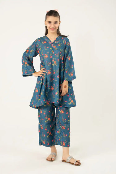 2 Piece - Printed Texture Suit