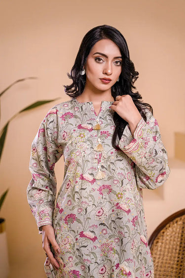 2 Piece - Printed Cambric Suit