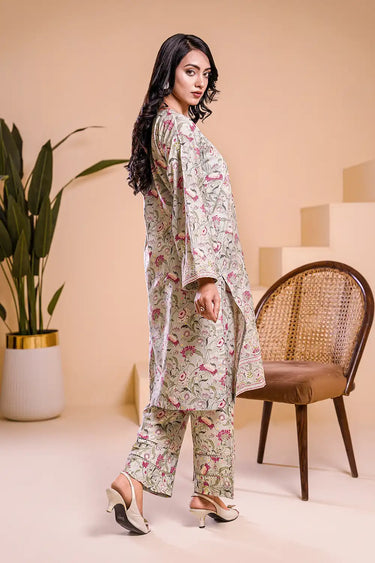 2 Piece - Printed Cambric Suit