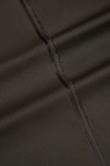 Men's Luxury Textured Blended Unstitched Fabric - BROWN