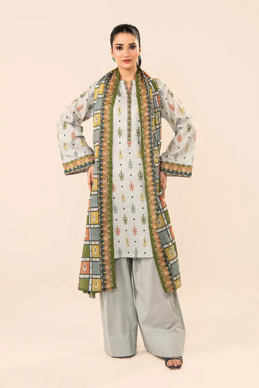 3 Piece - Printed Lawn Suit