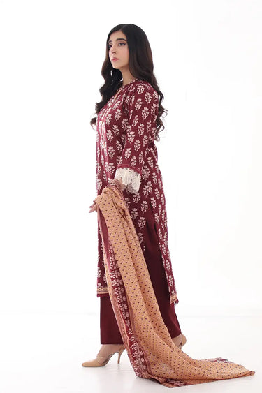 3 Piece - Printed Lawn Suit