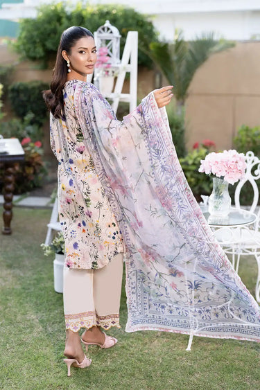 3 Piece - Embroidered Chinkari Suit