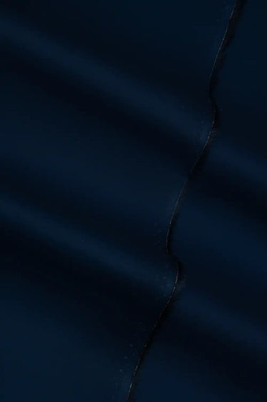 Men's Cotton Fabric Suit – Navy Blue