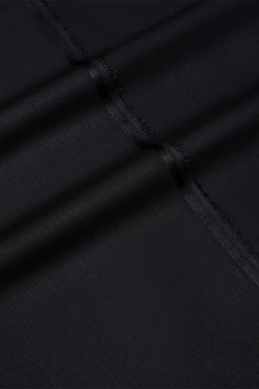 Men's Luxury Textured Blended Unstitched Fabric - BLACK