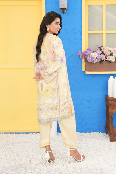 2 Piece - Printed Arabic Lawn Suit