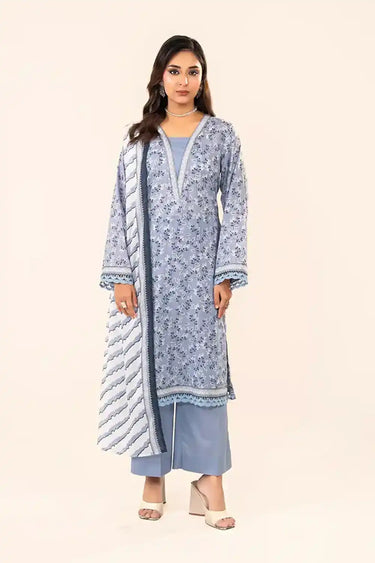 3 Piece - Printed Lawn Suit