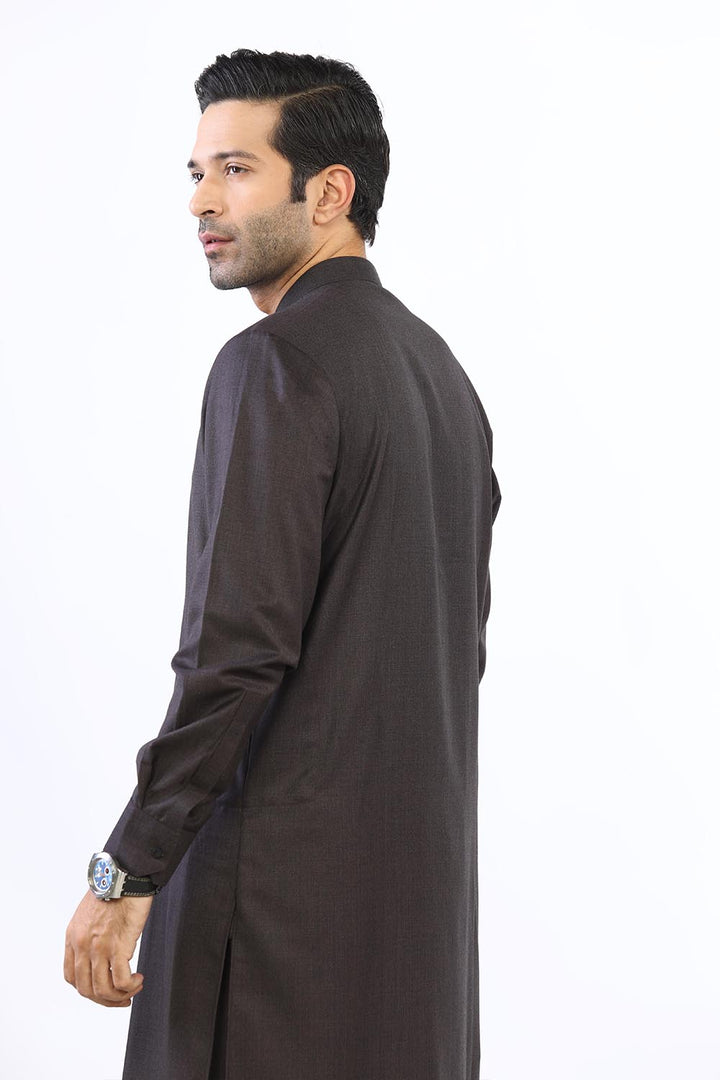 Brown Wash & Wear Shalwar Kameez - Prime Point Store