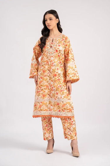 2 Piece - Embroidered Lawn Suit