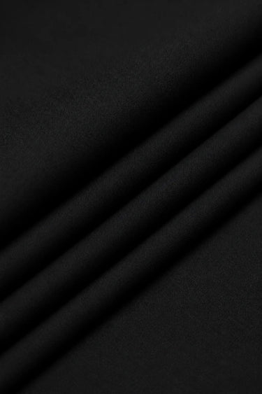 Men's Unstitched Cotton Fabric - BLACK