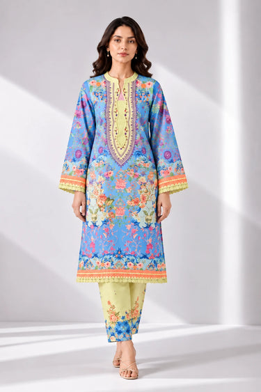 2-PIECE - PRINTED ARABIC LAWN SUIT