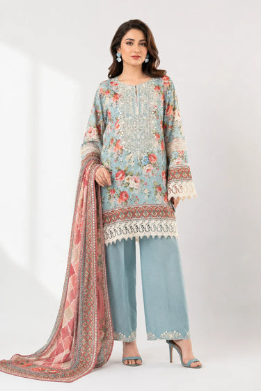 3 Piece - Embroidered Lawn Suit