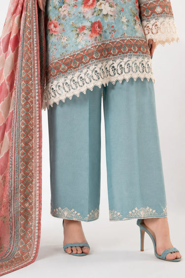 3 Piece - Embroidered Lawn Suit