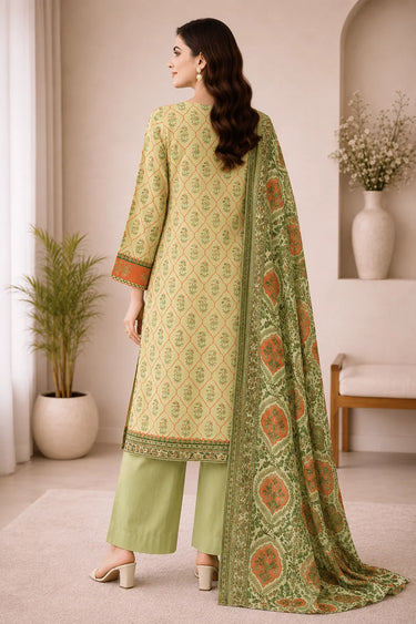 3 Piece - Printed Lawn Suit