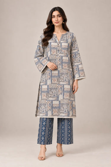 2-PIECE - PRINTED CAMBRIC SUIT