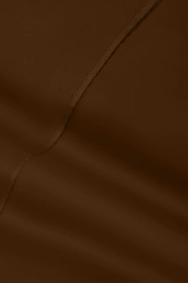 Men's Unstitched Cotton Fabric - DARK BROWN