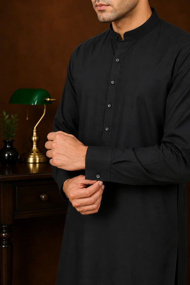 Wash & Wear Suit - Black