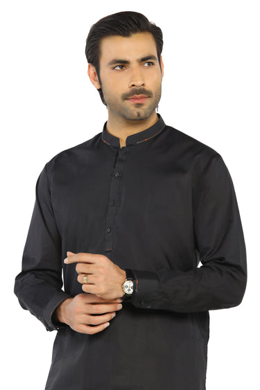 Black Fashion Blended Kameez Shalwar