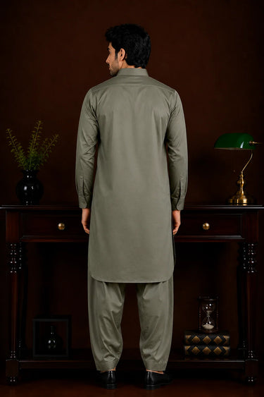 Cotton Satin Suit
