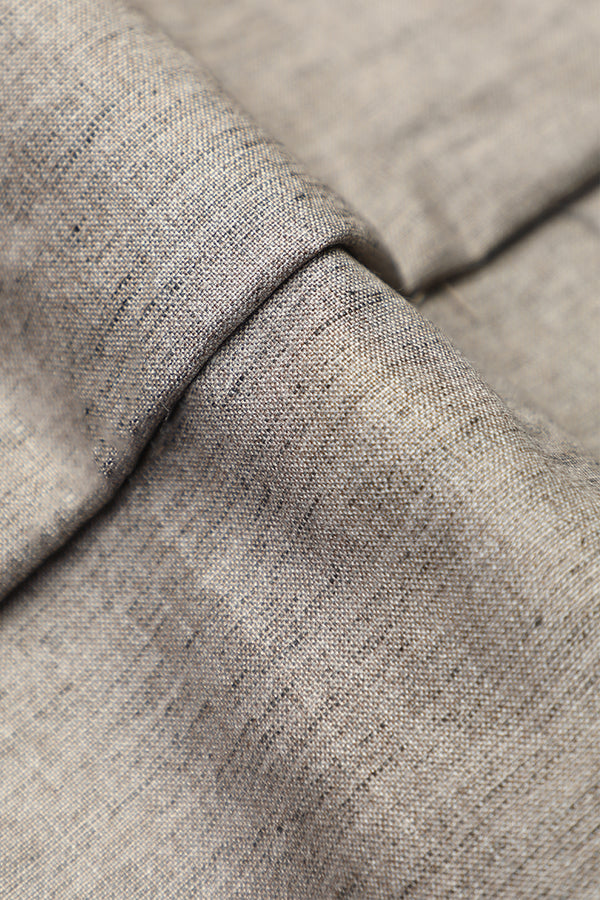 Light Brown Wash & Wear Unstitched Suit For Men