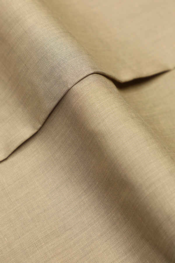 Sand Cotton Unstitched Suit For Men